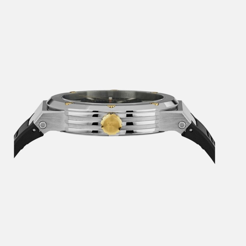 FIRESALE! Ferragamo Mens F-80 Stainless Steel 44mm Strap Fashion Watch - Picture 2 of 3